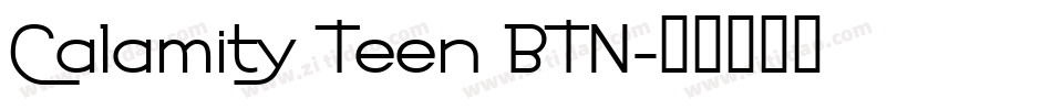 Calamity Teen BTN字体转换